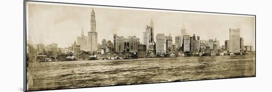 NYC Skyline 1911-Mindy Sommers-Mounted Giclee Print