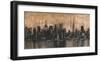 NYC Skyline 1-Dario Moschetta-Framed Art Print