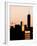 NYC Skyline at Sunset with the One World Trade Center (1WTC)-Philippe Hugonnard-Framed Photographic Print