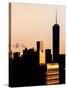 NYC Skyline at Sunset with the One World Trade Center (1WTC)-Philippe Hugonnard-Stretched Canvas
