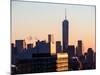 NYC Skyline at Sunset with the One World Trade Center (1WTC)-Philippe Hugonnard-Mounted Photographic Print