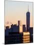 NYC Skyline at Sunset with the One World Trade Center (1WTC)-Philippe Hugonnard-Mounted Photographic Print