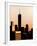 NYC Skyline at Sunset with the One World Trade Center (1WTC)-Philippe Hugonnard-Framed Photographic Print