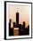 NYC Skyline at Sunset with the One World Trade Center (1WTC)-Philippe Hugonnard-Framed Photographic Print