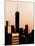 NYC Skyline at Sunset with the One World Trade Center (1WTC)-Philippe Hugonnard-Mounted Photographic Print