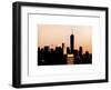 NYC Skyline at Sunset with the One World Trade Center (1WTC)-Philippe Hugonnard-Framed Art Print