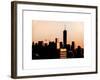 NYC Skyline at Sunset with the One World Trade Center (1WTC)-Philippe Hugonnard-Framed Art Print