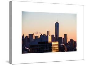 NYC Skyline at Sunset with the One World Trade Center (1WTC)-Philippe Hugonnard-Stretched Canvas