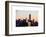 NYC Skyline at Sunset with the One World Trade Center (1WTC)-Philippe Hugonnard-Framed Art Print