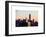 NYC Skyline at Sunset with the One World Trade Center (1WTC)-Philippe Hugonnard-Framed Art Print