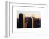 NYC Skyline at Sunset with the One World Trade Center (1WTC)-Philippe Hugonnard-Framed Art Print