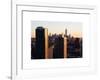 NYC Skyline at Sunset with the One World Trade Center (1WTC)-Philippe Hugonnard-Framed Art Print