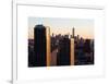 NYC Skyline at Sunset with the One World Trade Center (1WTC)-Philippe Hugonnard-Framed Art Print