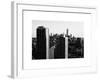 NYC Skyline at Sunset with the One World Trade Center (1WTC)-Philippe Hugonnard-Framed Art Print