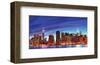 NYC Skyline HDR-null-Framed Art Print