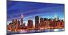 NYC Skyline HDR-null-Mounted Art Print