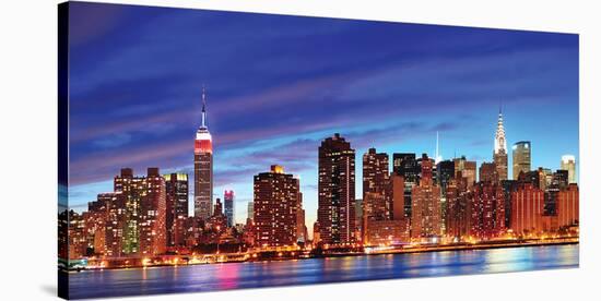 NYC Skyline HDR-null-Stretched Canvas