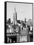 NYC Skyline II-Jeff Pica-Framed Stretched Canvas