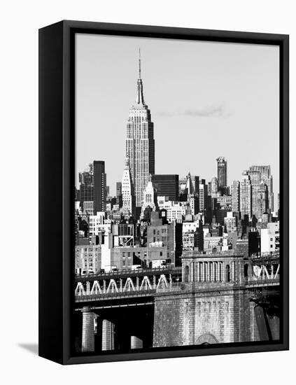 NYC Skyline II-Jeff Pica-Framed Stretched Canvas