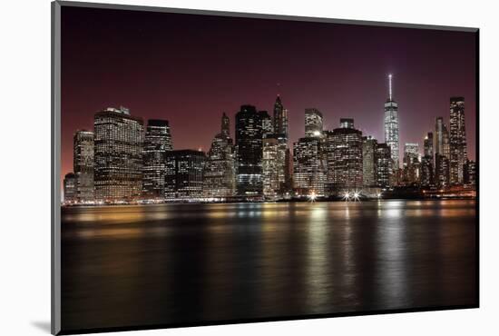 Nyc Skyline-Nicolás Merino-Mounted Photographic Print