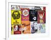 NYC Street Art - Patchwork of Old Posters of Broadway Musicals - Times Square - Manhattan-Philippe Hugonnard-Framed Photographic Print