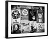 NYC Street Art - Patchwork of Old Posters of Broadway Musicals - Times Square - Manhattan-Philippe Hugonnard-Framed Photographic Print