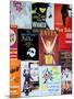 NYC Street Art - Patchwork of Old Posters of Broadway Musicals - Times Square - Manhattan-Philippe Hugonnard-Mounted Photographic Print