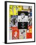 NYC Street Art - Patchwork of Old Posters of Broadway Musicals - Times Square - Manhattan-Philippe Hugonnard-Framed Photographic Print