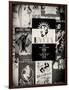 NYC Street Art - Patchwork of Old Posters of Broadway Musicals - Times Square - Manhattan-Philippe Hugonnard-Framed Photographic Print