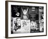 NYC Street Art - Patchwork of Old Posters of Broadway Musicals - Times Square - Manhattan-Philippe Hugonnard-Framed Photographic Print