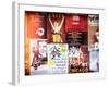 NYC Street Art - Patchwork of Old Posters of Broadway Musicals - Times Square - Manhattan-Philippe Hugonnard-Framed Photographic Print