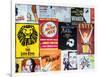 NYC Street Art - Patchwork of Old Posters of Broadway Musicals - Times Square - Manhattan-Philippe Hugonnard-Framed Photographic Print