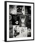 NYC Street Art - Patchwork of Old Posters of Broadway Musicals - Times Square - Manhattan-Philippe Hugonnard-Framed Photographic Print