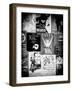 NYC Street Art - Patchwork of Old Posters of Broadway Musicals - Times Square - Manhattan-Philippe Hugonnard-Framed Art Print