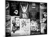 NYC Street Art - Patchwork of Old Posters of Broadway Musicals - Times Square - Manhattan-Philippe Hugonnard-Mounted Art Print
