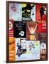 NYC Street Art - Patchwork of Old Posters of Broadway Musicals - Times Square - Manhattan-Philippe Hugonnard-Framed Art Print