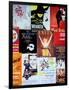 NYC Street Art - Patchwork of Old Posters of Broadway Musicals - Times Square - Manhattan-Philippe Hugonnard-Framed Art Print