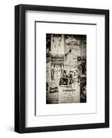 NYC Street Art - Patchwork of Old Posters of Broadway Musicals - Times Square - Manhattan-Philippe Hugonnard-Framed Art Print