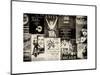 NYC Street Art - Patchwork of Old Posters of Broadway Musicals - Times Square - Manhattan-Philippe Hugonnard-Mounted Art Print