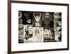 NYC Street Art - Patchwork of Old Posters of Broadway Musicals - Times Square - Manhattan-Philippe Hugonnard-Framed Art Print