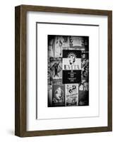 NYC Street Art - Patchwork of Old Posters of Broadway Musicals - Times Square - Manhattan-Philippe Hugonnard-Framed Art Print