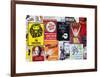 NYC Street Art - Patchwork of Old Posters of Broadway Musicals - Times Square - Manhattan-Philippe Hugonnard-Framed Art Print