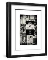 NYC Street Art - Patchwork of Old Posters of Broadway Musicals - Times Square - Manhattan-Philippe Hugonnard-Framed Art Print