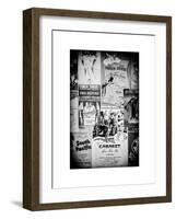 NYC Street Art - Patchwork of Old Posters of Broadway Musicals - Times Square - Manhattan-Philippe Hugonnard-Framed Art Print