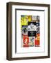 NYC Street Art - Patchwork of Old Posters of Broadway Musicals - Times Square - Manhattan-Philippe Hugonnard-Framed Art Print