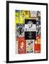 NYC Street Art - Patchwork of Old Posters of Broadway Musicals - Times Square - Manhattan-Philippe Hugonnard-Framed Art Print