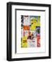 NYC Street Art - Patchwork of Old Posters of Broadway Musicals - Times Square - Manhattan-Philippe Hugonnard-Framed Art Print