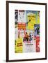 NYC Street Art - Patchwork of Old Posters of Broadway Musicals - Times Square - Manhattan-Philippe Hugonnard-Framed Art Print