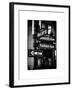 NYC Street Signs in Manhattan by Night - 34th Street, Seventh Avenue and Fashion Avenue Signs-Philippe Hugonnard-Framed Photographic Print