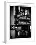 NYC Street Signs in Manhattan by Night - 34th Street, Seventh Avenue and Fashion Avenue Signs-Philippe Hugonnard-Framed Photographic Print